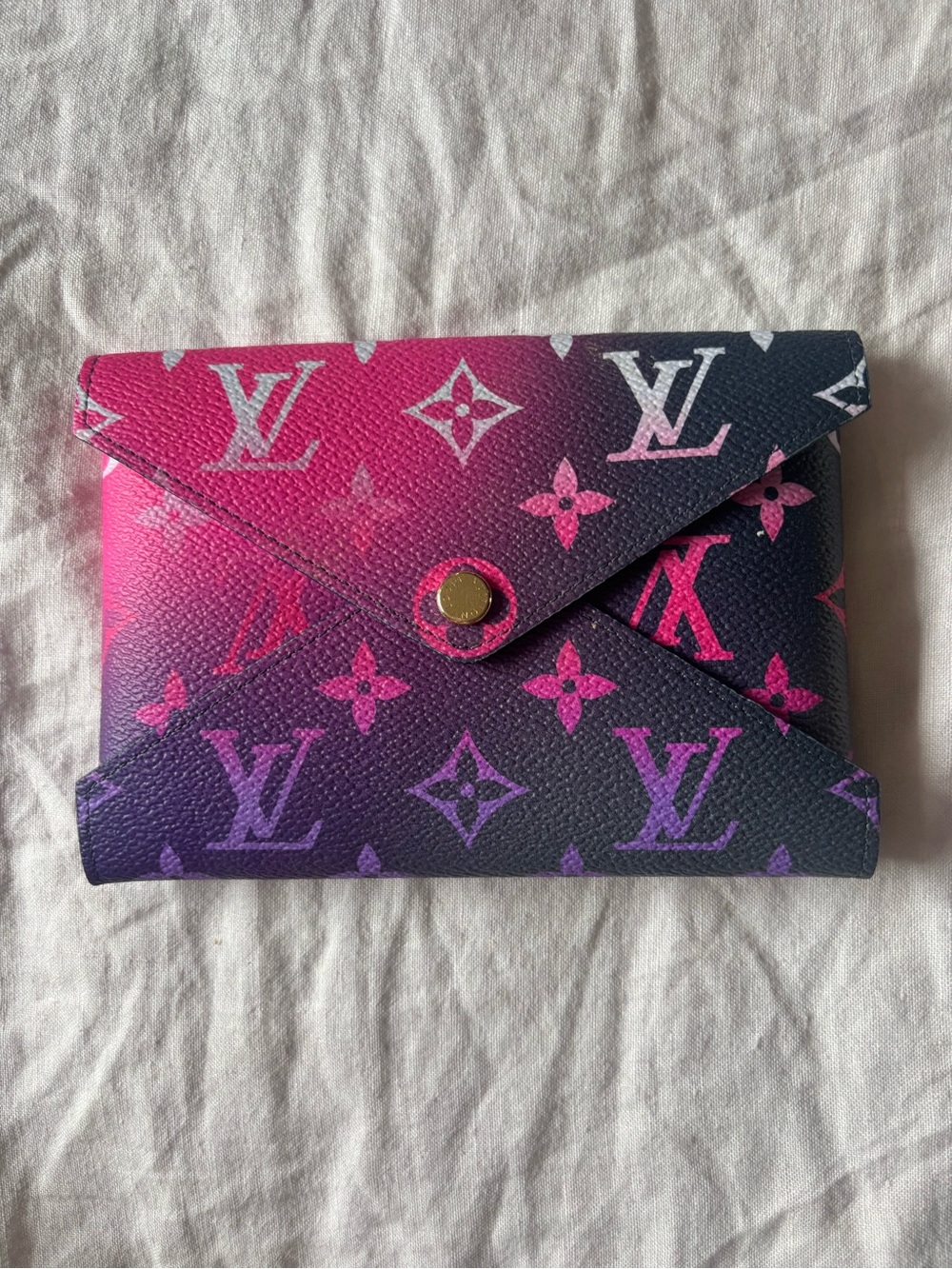 Louis Vuitton kirigami medium from sunrise pastel Monogram Envelope Card Case